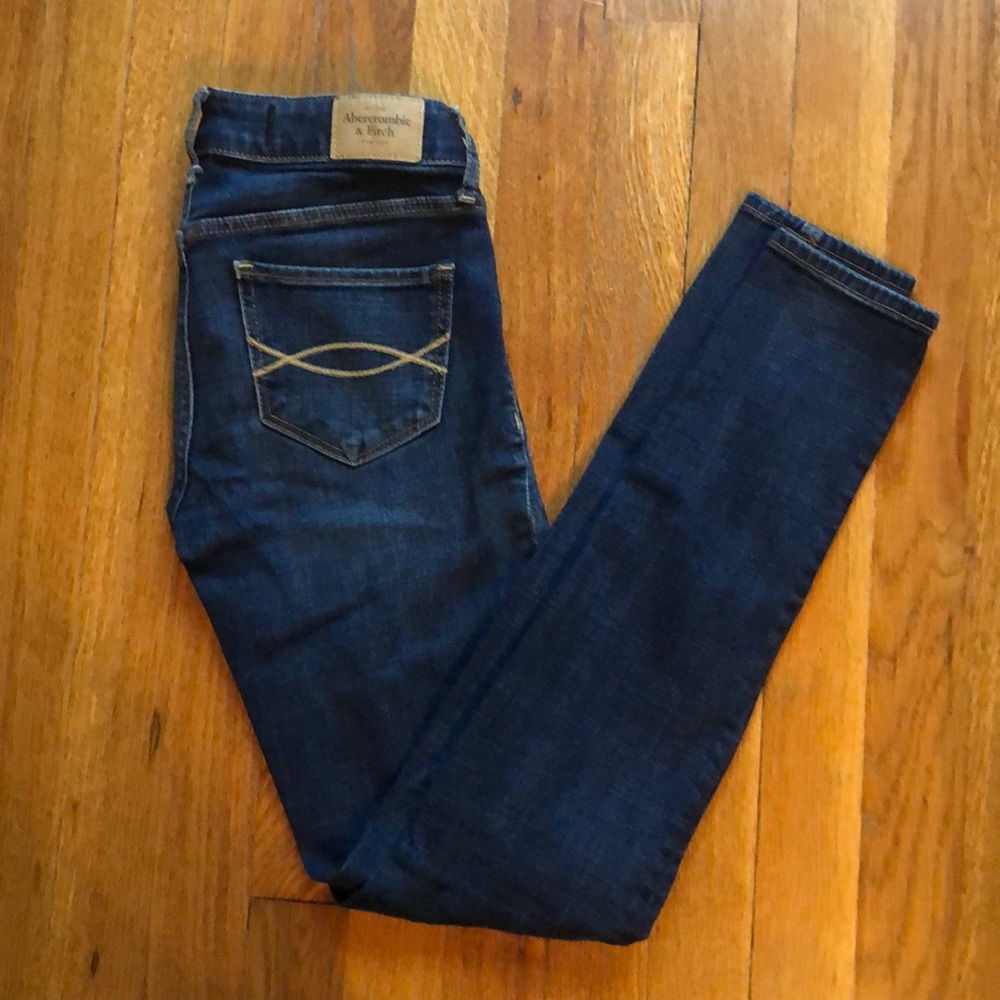 Abercrombie & Fitch Low Rise Skinny Jeans, 00R